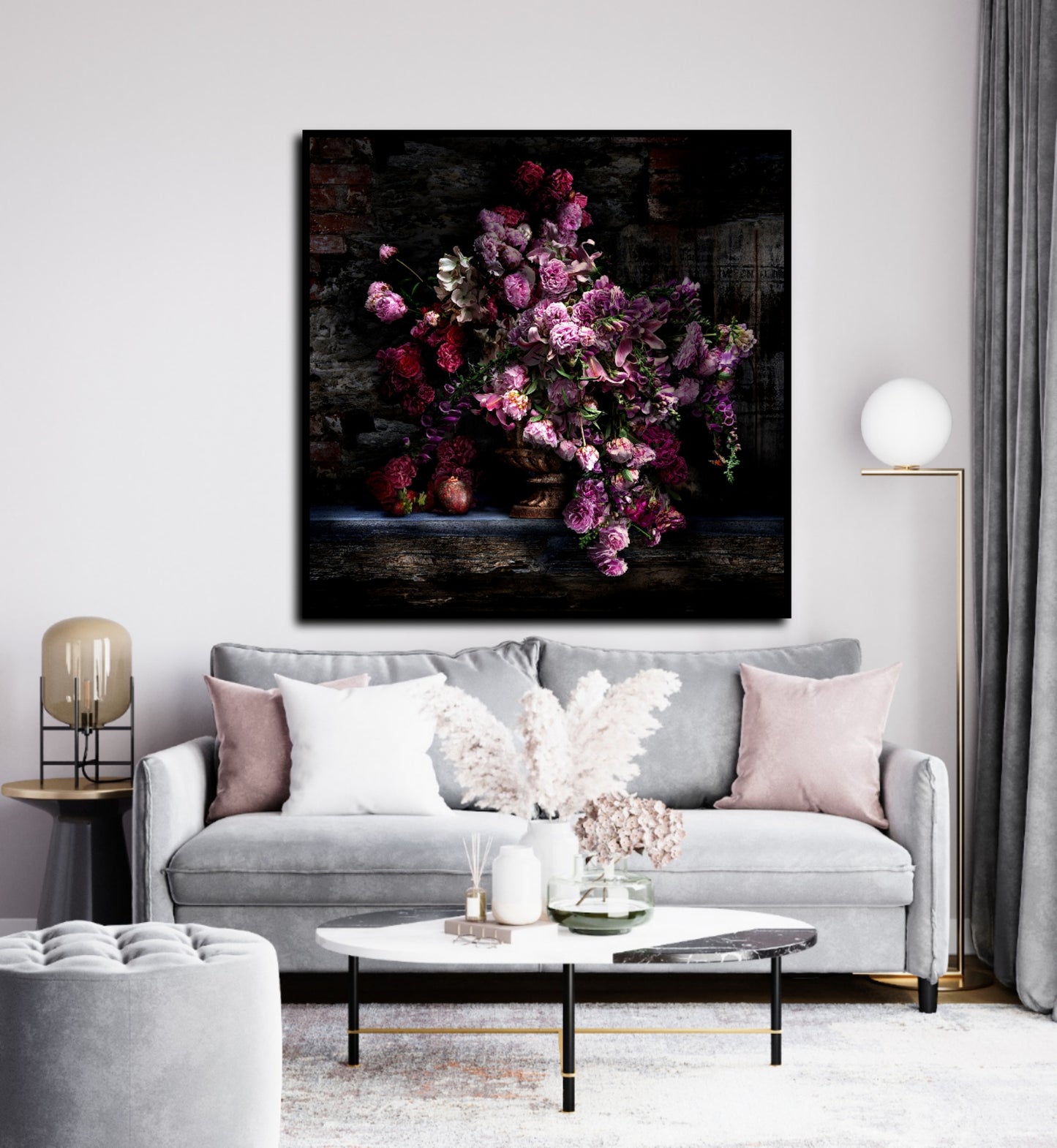 Peonies and Schist