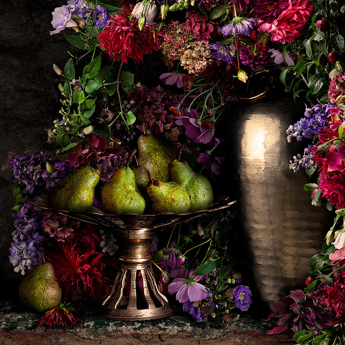 Dahlias and Gilt Limited Edition