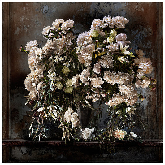 Olives and Peonies Fine Art Print
