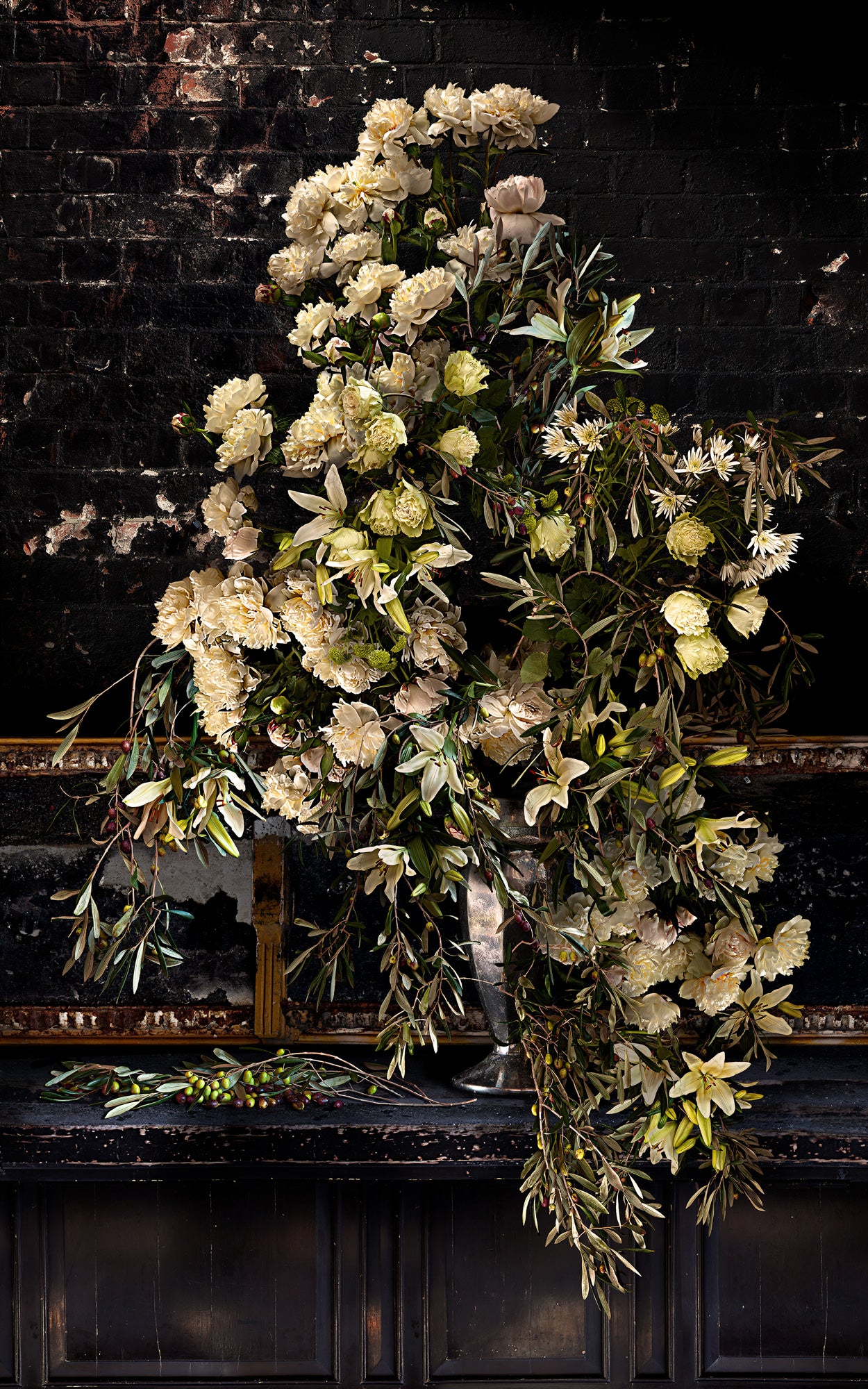 Olives and Peonies