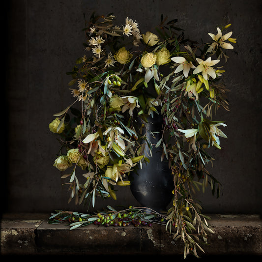 Olives and Pewter Fine Art Print - AVAILABLE AS A SMALL PRINT or  LARGE LIMITED EDITION