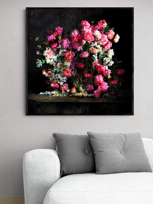 Peonies Framed Art Print