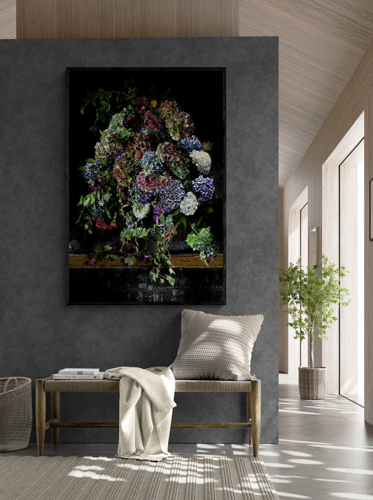 Hydrangeas Framed Art Print