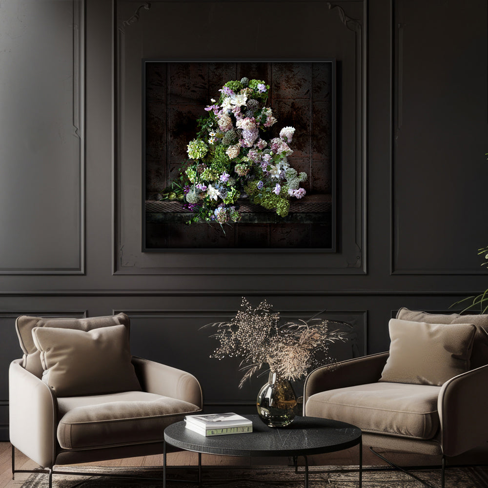 Hydrangeas and Ivy Fine Art Print