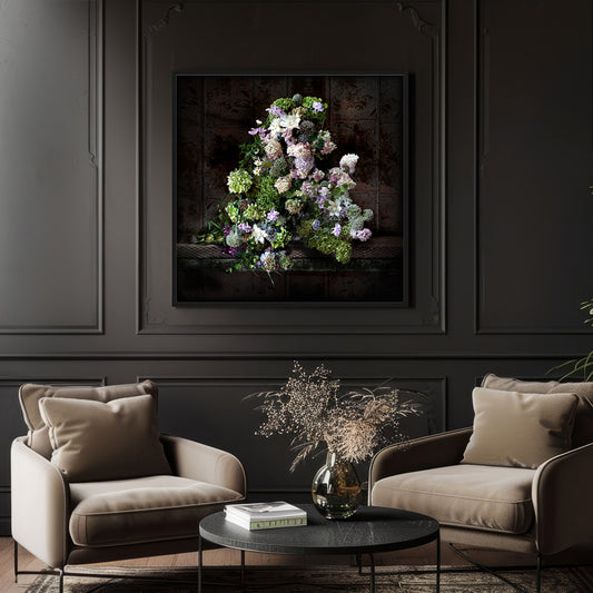 Hydrangeas and Ivy Fine Art Print