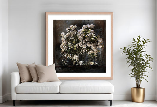 Olives and Peonies Fine Art Print