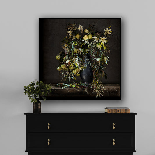 Olives and Pewter Fine Art Print - AVAILABLE AS A SMALL PRINT or  LARGE LIMITED EDITION