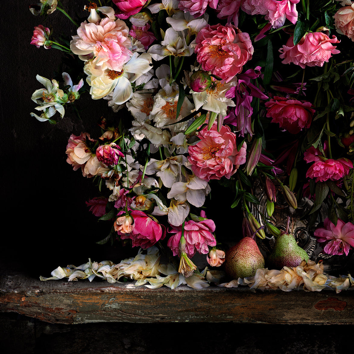 Peonies and Pears