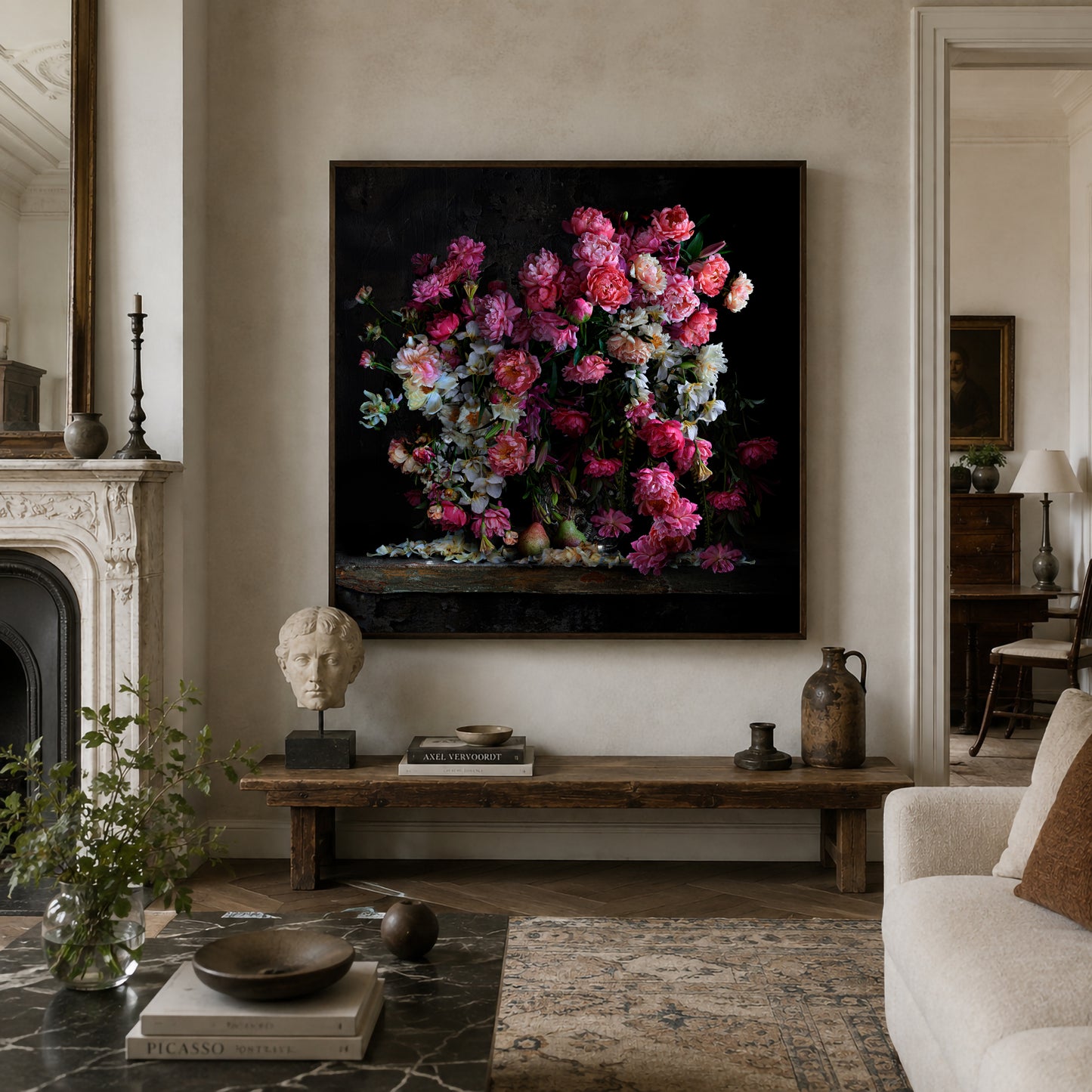 Peonies and Pears