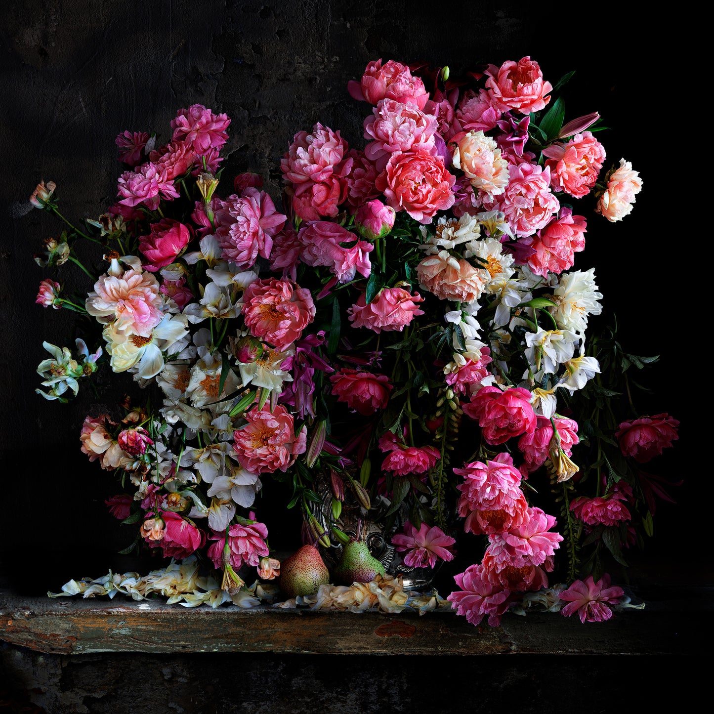 Peonies and Pears