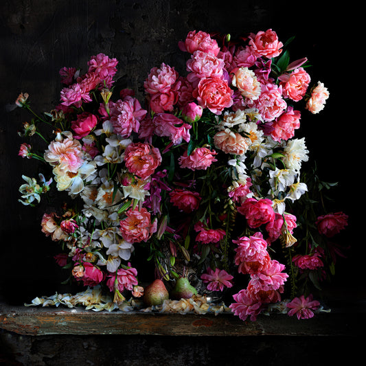 Peonies and Pears
