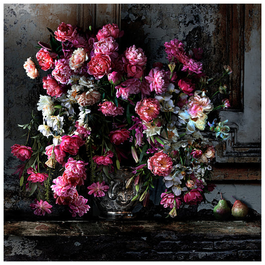 Peonies and Pears Fine Art Print