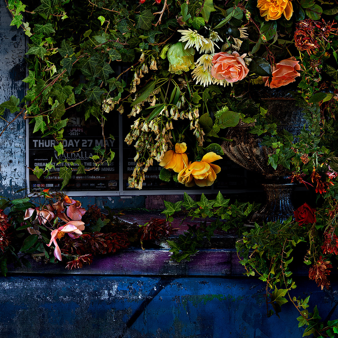 Roses and Ivy Fine Art Print - AVAILABLE AS A SMALL PRINT or  LARGE LIMITED EDITION