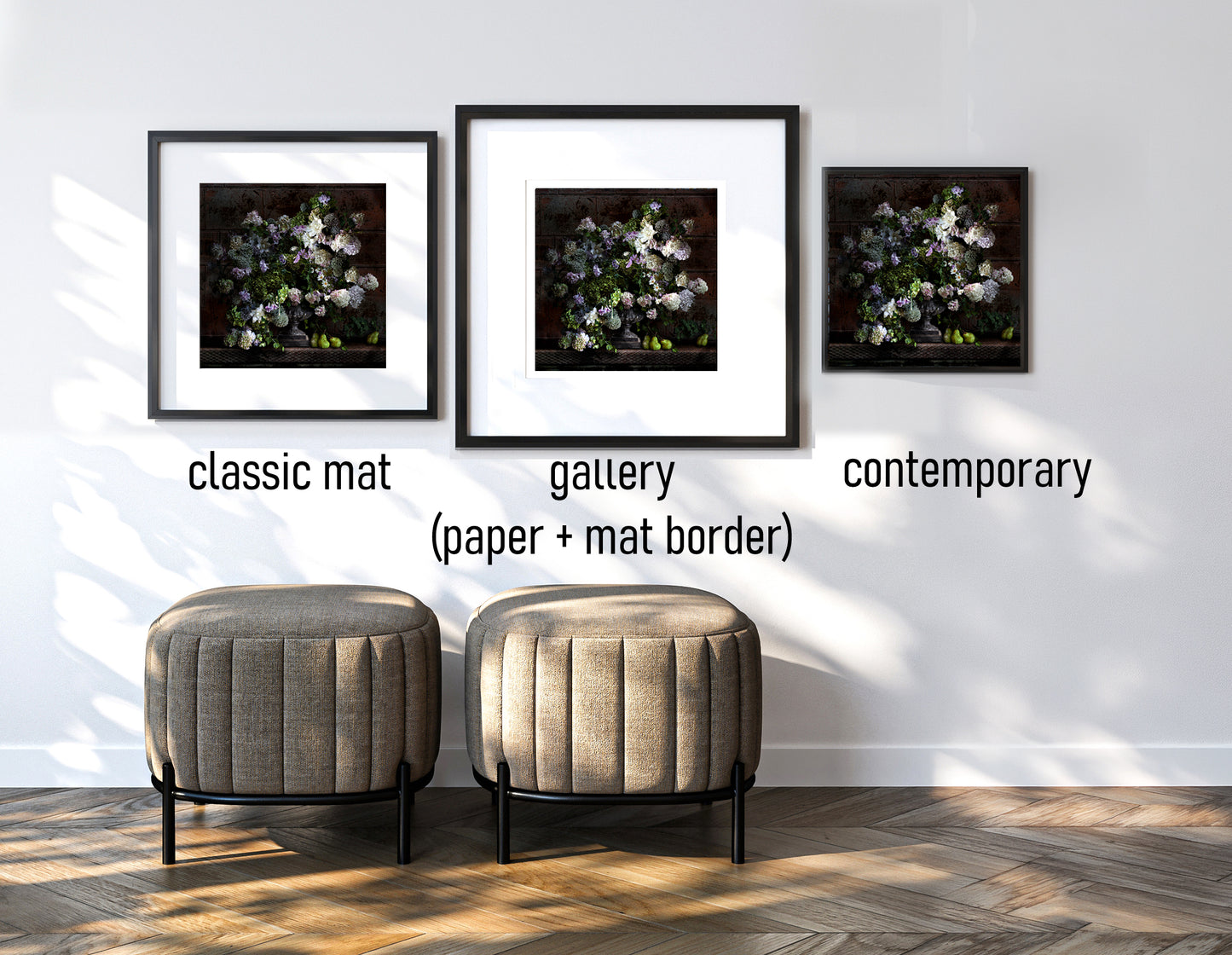 Leeks and Hydrangeas Fine Art Print - AVAILABLE AS A SMALL PRINT or  LARGE LIMITED EDITION