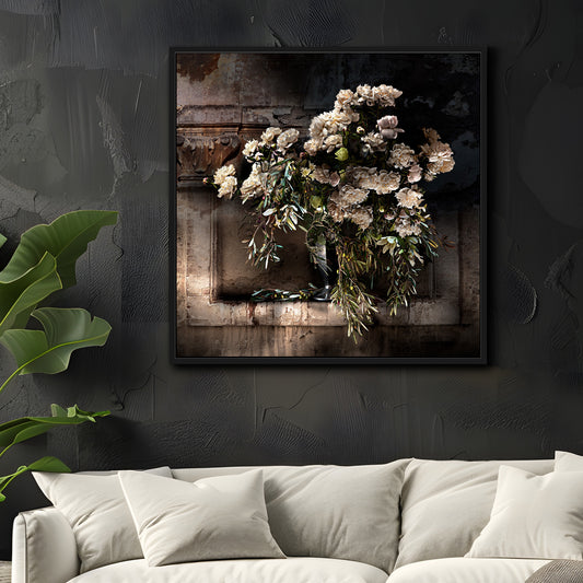 Peonies and Olives Fine Art Print