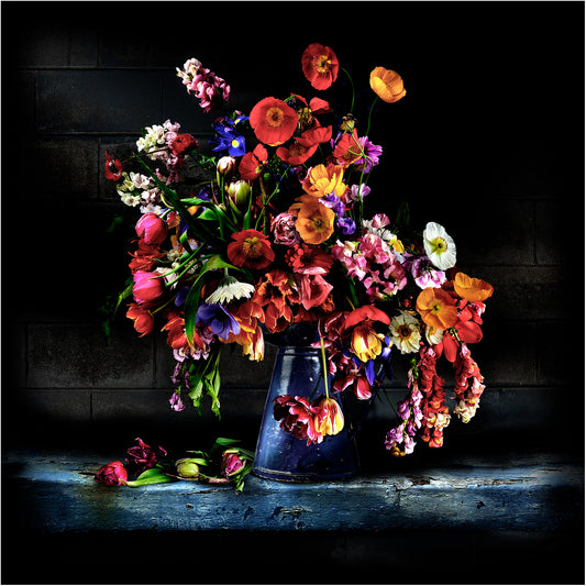 Tulips and Poppies Fine Art Print