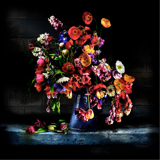 Tulips and Poppies Fine Art Print